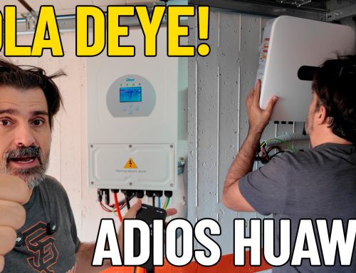Adiós Huawei: cambio a DEYE + batería YIXIANG BARATA (guía paso a paso)