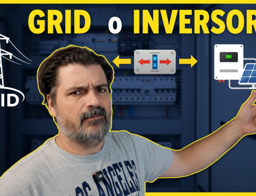 CONMUTADOR DE TRANSFERENCIA: cómo cambiar tu casa entre GRID y INVERSOR (sin liarla)