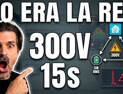 Cortó la red desde Home Assistant… y aparecieron 300V durante 15s