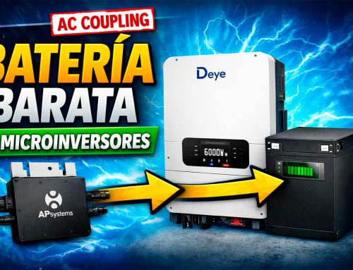 Cómo poner BATERÍA a una instalación con MICROINVERSORES (APsystems) usando un DEYE 6kW