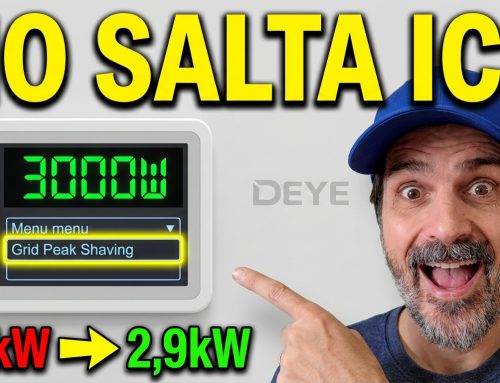 DEYE 12kW: Grid Peak Shaving para NO saltar el ICP (batería 16kWh SE-F16)
